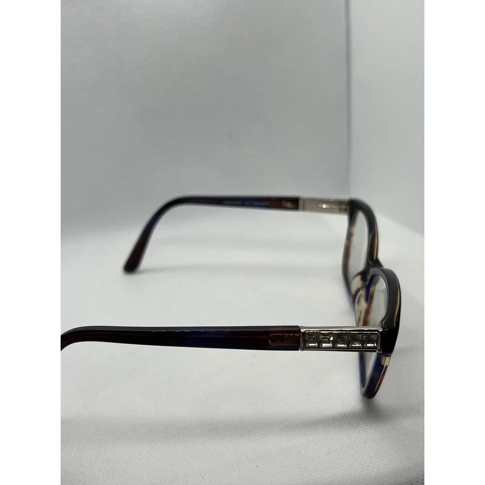 Vavoom Eyeglasses Frames Designer‎ Rhinestone Accent Iris Demi 8071